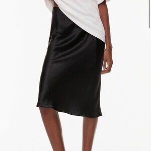 Babaton slip satin midi skirt Size 0